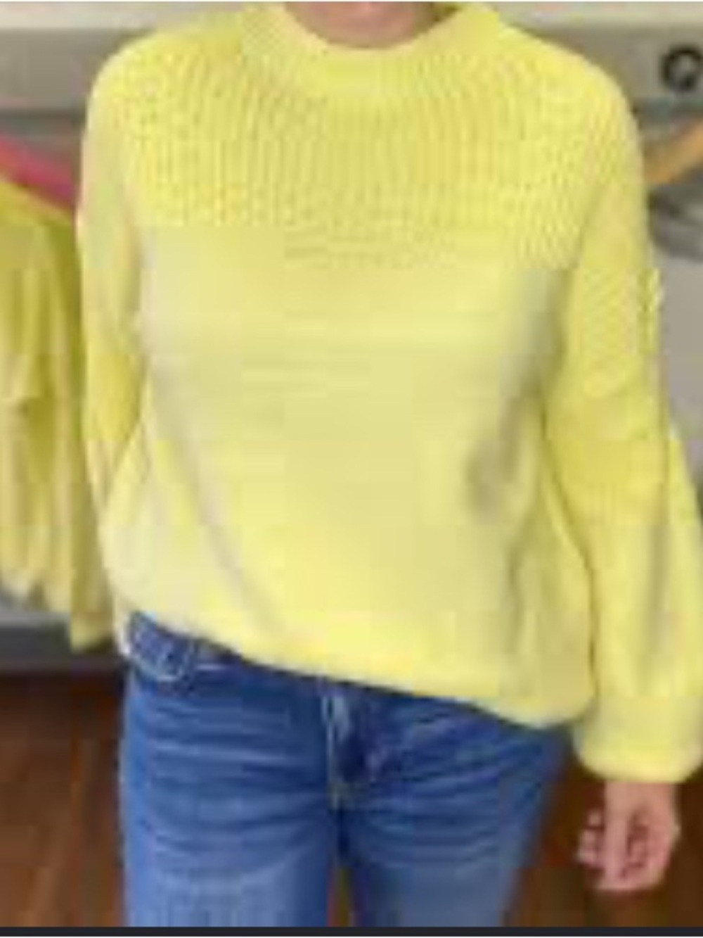 💕NEW💕 Yellow Women's Knit Sweater - Casual Pullover